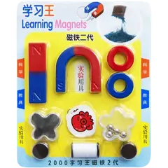 Levin 10PCS Physics Science Magnet KIT for Education Science Experiment Tool with Magnet Power Including BAR/Ring/Horseshoe. - Rokomari